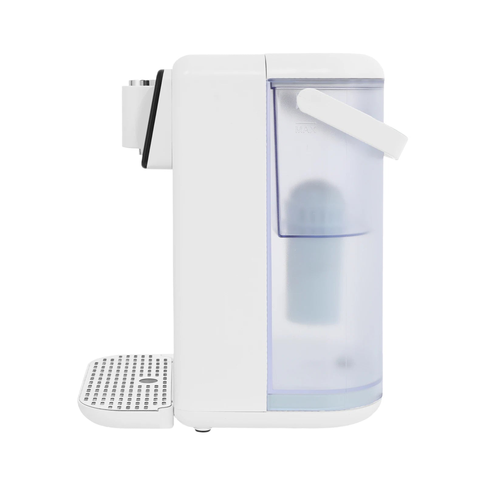 3L Weißer Instant-Heißwasserspender mit LED-Anzeige 19*24*29,5cm Schnelle Heizung Wasserspender Büro Desktop Wasserspender