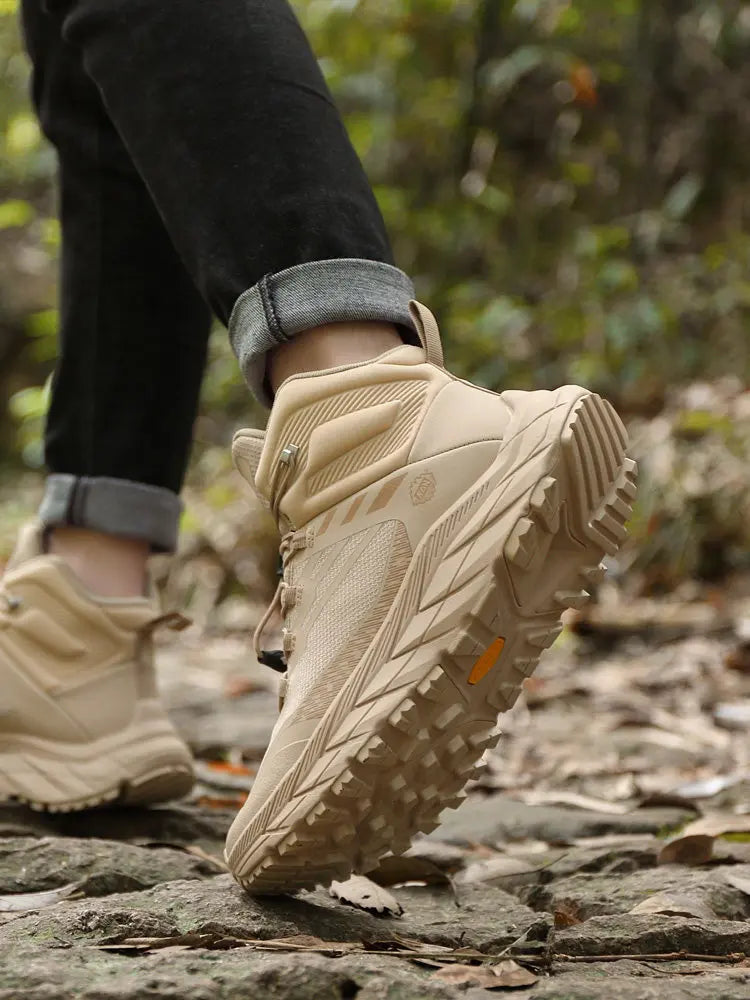 RAN Hiking Shoes Men Waterproof mesh walking shoes outdoor trekking Shoes Hunting Boots Tactical Ankle Boots women travel Boots