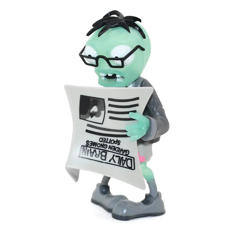 PLANTS VS ZOMBIES Verrückter Dave Spiel Actionfigur Straßensperre Eimer Totengräber Zombie Modell Puppe Kinderspielzeug Kindergeschenke