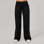 Damen gerade Yoga-Leggings weicher, dehnbarer Stoff Damen-Yogahosen GYM Schweißableitende Eigenschaften Lauf-Sport-Hosen