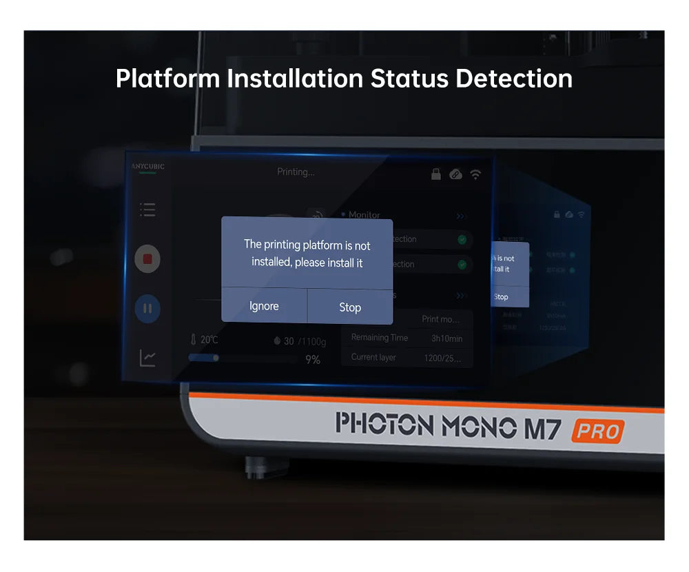 ANYCUBIC Photon Mono M7 Pro UV Resin 3D Printer 10'' 14K LCD 3D Printer With Automatic Resin Refill High Speed Printing