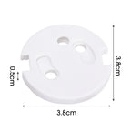 Weiße Schutzkappen für Steckdosen Babypflege Transparent Anti-Stromschlag Babystecker Steckdosenschutz