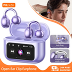 Touchscreen-Bluetooth-Kopfhörer 144 Sprachen Echtzeit-Übersetzung Kopfhörer Drahtlose Open-Ear-Clips Sport-Gaming-Kopfhörer
