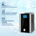 CAWOLO Alkalischer Wasserionisator PH-Wassergerät Alkalischer Wasserspender 11 Platten Platinbeschichtung Alkalischer Wasserionisierer