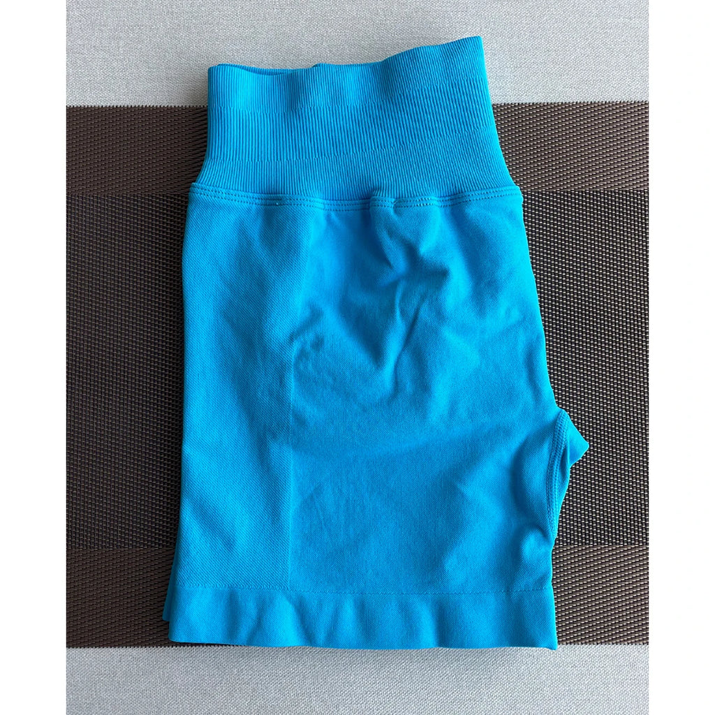 TKITK Shorts Nahtlose Yogahosen Damen Fitness Outfits Shark Bite Shorts für Fitnessstudio Laufen Radfahren Leggings