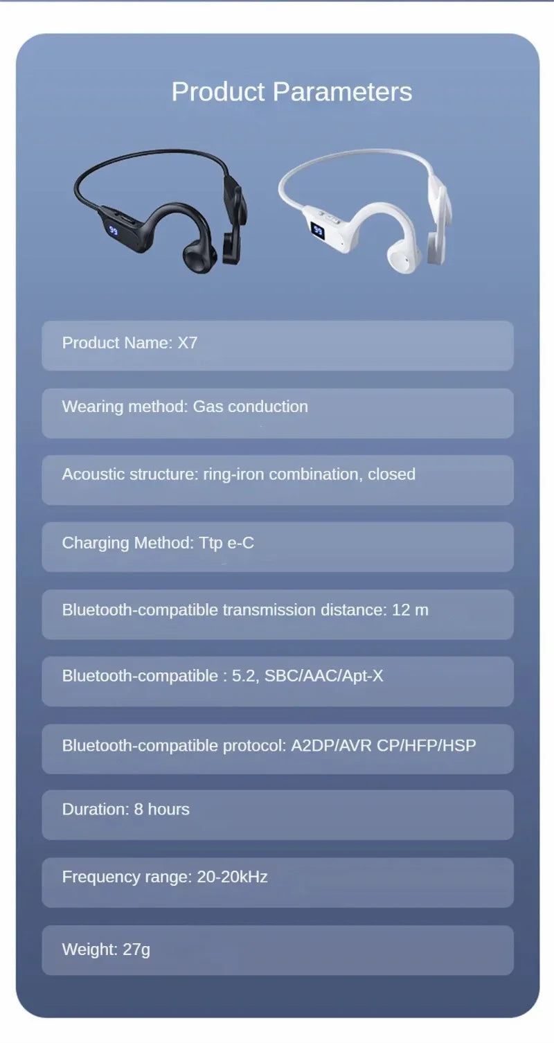 Lenovo Hot Real Bone Conduction Sport-Kopfhörer Kabelloser Kopfhörer Bluetooth-kompatibles Headset Freisprechfunktion mit Mikrofon zum Laufen