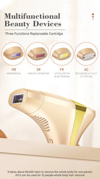 KODO 2026 High-End Personalisierung Eis Laser Haarentfernung Laser Epilierer Permanent IPL Schmerzloser Fotoepilierer 4 in 1 für Gesicht und Körper
