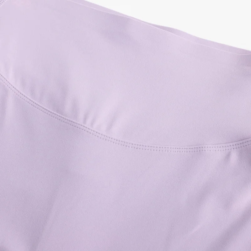 DRUR Damen High Waisted Capri 3/4 Yoga Leggings mit Bauchkontrolle Schlaghose für Fitnessstudio Laufen Tanz Sommer Neu