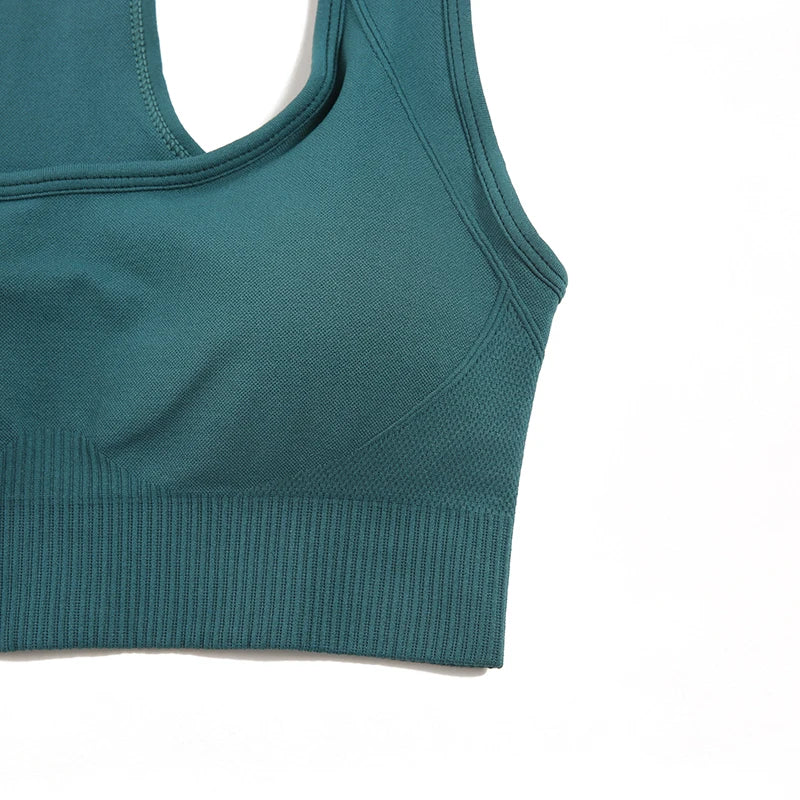WAREBALL 2/3/4-teiliges Nahtloses Yoga-Set Sportkleidung Yoga-Anzüge für Frauen Fitness-Set Trainingsanzüge Sport-BH Gym Leggings