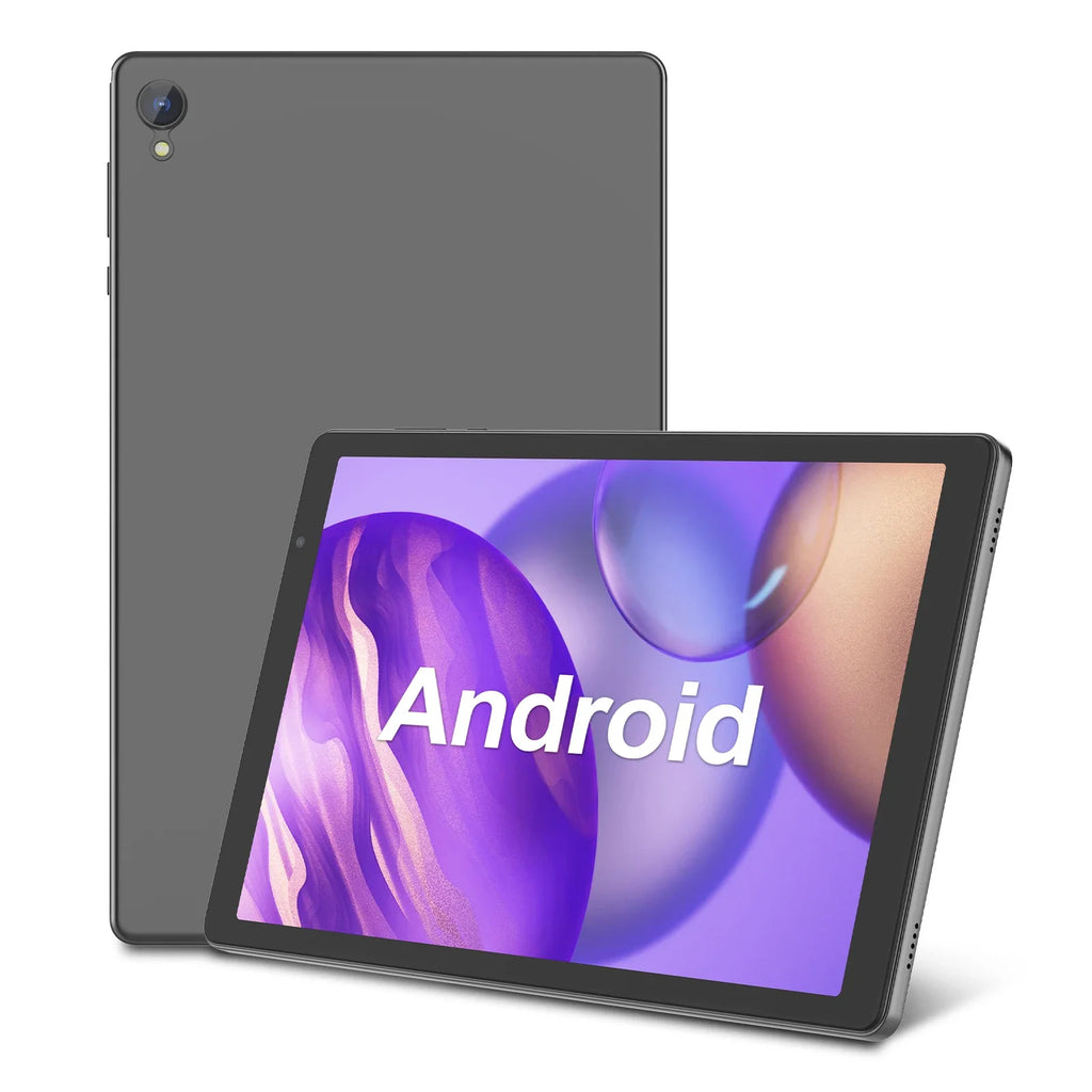 10-Zoll-Tablet, Android 14, Quad-Core-Prozessor, 4 GB RAM (2 GB + 2 GB erweiterbar), 32 GB Speicher, Wi-Fi, Dual-Kameras, 6000 mAh