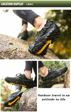 2023 Summer Men Women Trekking Hiking Shoes Summer Mesh Breathable Men Sneakers Outdoor Trail Climbing Sports Shoes Size 36-47