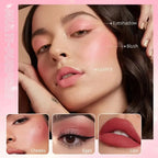 Rare Beauty Melting Cream Blush Make-up Matt Perlmutt Textur Glitzer Rouge Highlighter Hell nähren befeuchten Lipgloss