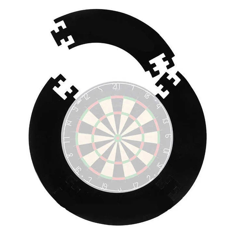 EVA Dartboard Surround Jigsaw Dart Board Protection Ring Leichtgewichtiger Wandschutzring für Dartscheiben Abnehmbarer Dartscheiben-Schutzring