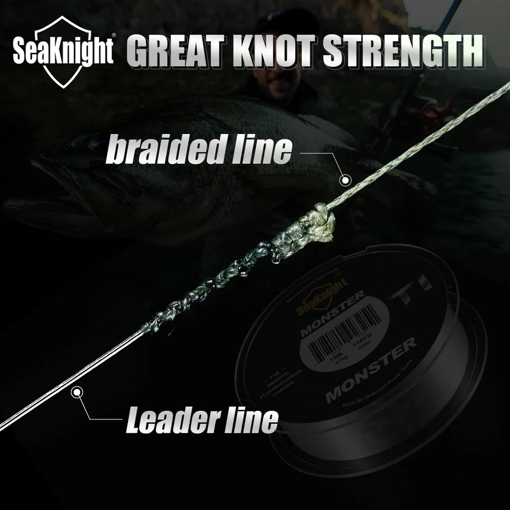 SeaKnight Brand 4-fach geflochtene Angelschnur 8-100LB Multifilament PE-Schnur 300M 500M 1000M Süßwasser Salzwasser Angeln Pesca