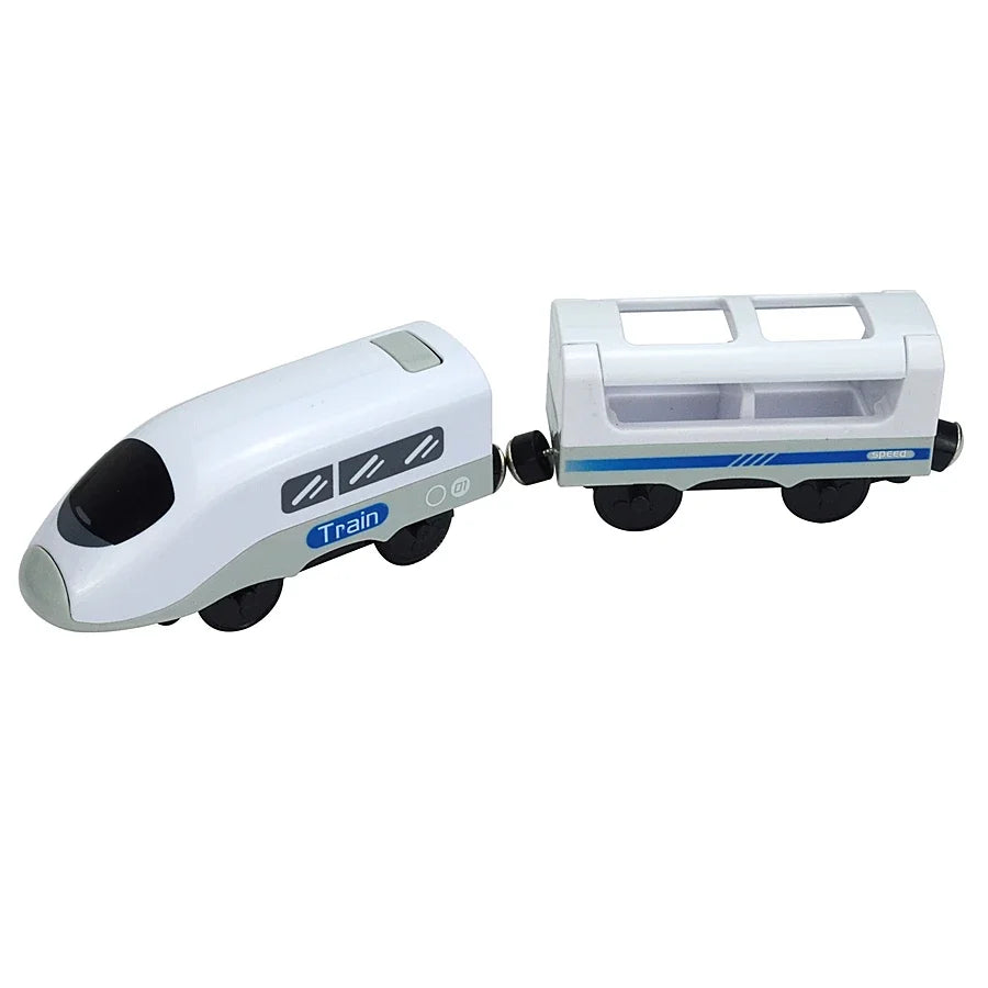 Lokomotive Magnetische Auto Elektrische Eisenbahn Spielzeug Passt Alle Marken Biro Holz Diecast Slot Eisenbahn Schienenbahn Lernspielzeug Für Kinder