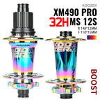 2024 KOOZER XM490 PRO BOOST Mountain Bike Hubs Steel shaft Sealed Bearing 148x12MM 110x15MM 141x5MM 28H 32 Holes Noise hub