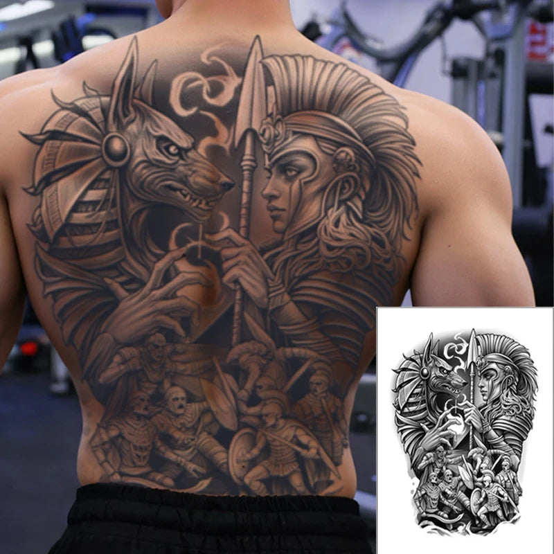 Magic Juice Tinte Wasserdichte Tattoo Aufkleber Große Größe Kräutersaft Temporäre Tattoos Männer Body Art Drache Tiger