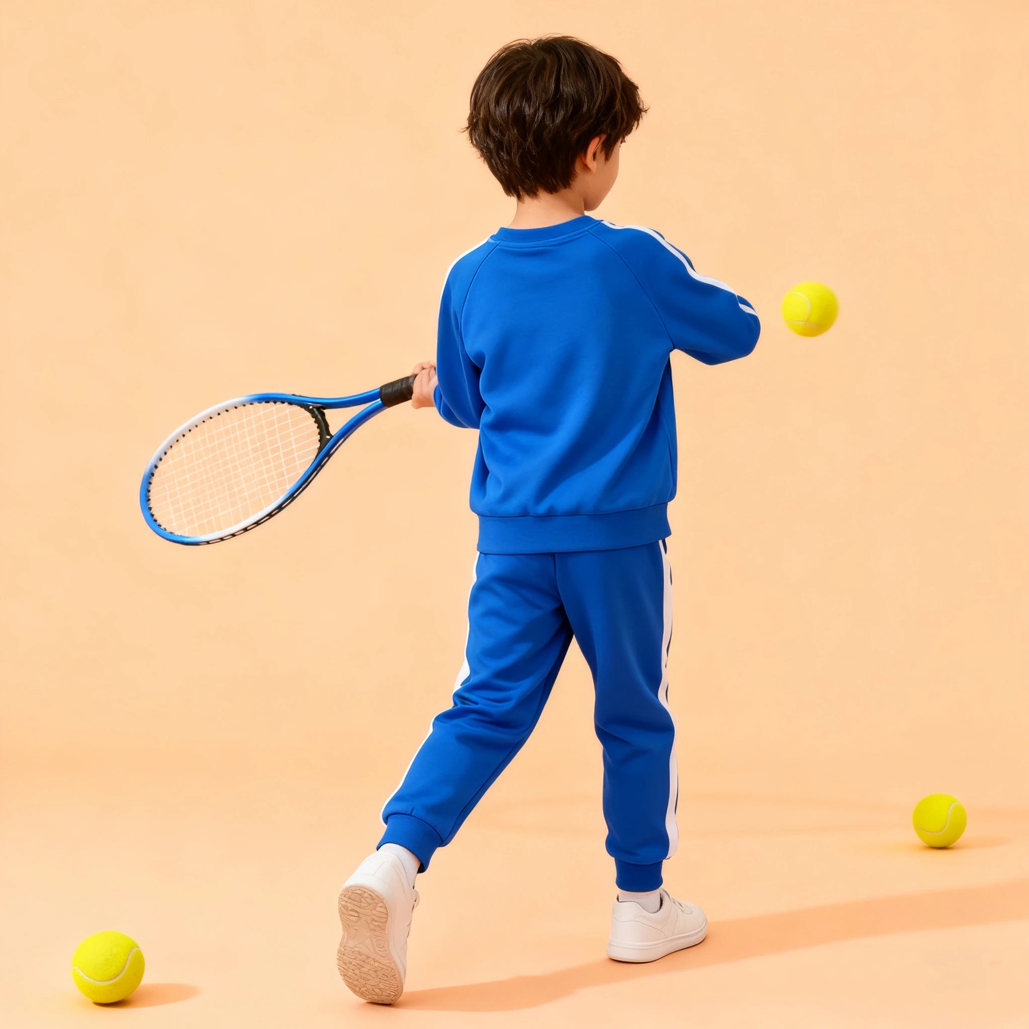 Rot Blau Kinder Tennisschläger Trainingsschläger Professioneller Tennisschläger Eltern-Kind Interaktiv Stoßfest Anfängerschläger Unisex