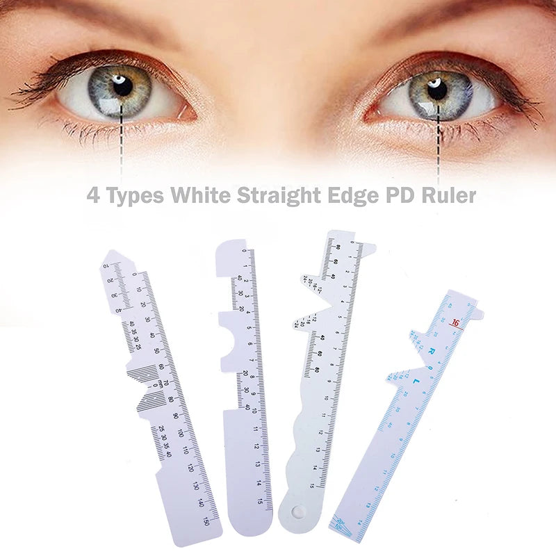 1/4 Stück PD Lineal Optischer Messschieber PD Lineal Pupillenabstandsmesser Augenoptisches Werkzeug Augenokkluder Für Sehtest Augenpflege