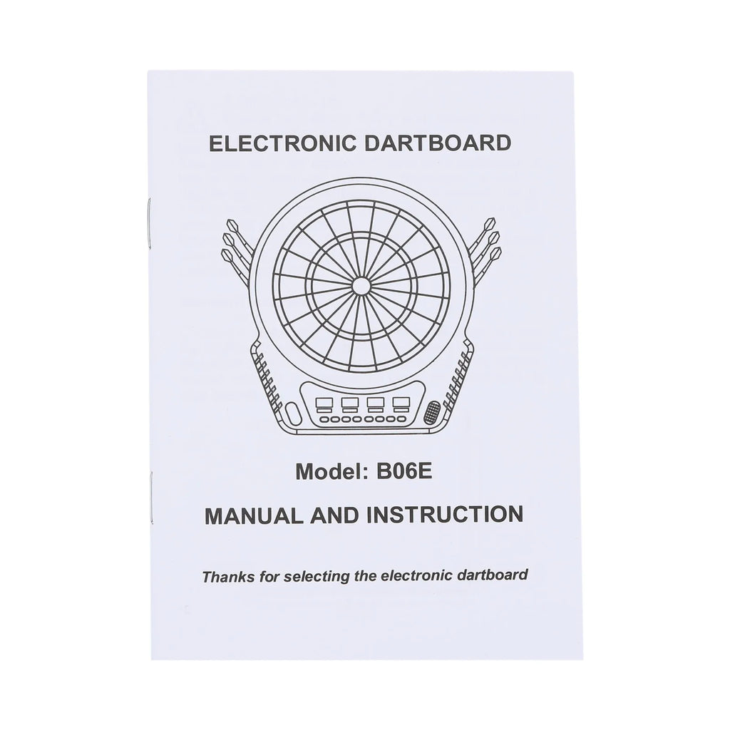 Elektronische Dartscheibe mit 6 Darts Dartboard Innovativer Dartautomat mit 27 Spielmodi & 243 Varianten unterstützt bis zu 16 Spieler