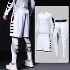 Herren Lauf-Trainingsanzug Fitness Sportbekleidungs-Set Kompressions-Leggings Sportkleidung Gym Enganliegende Jogginghose Rash Guard Lycra