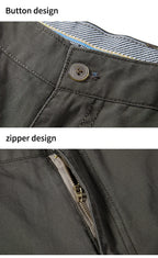 Herren Golfshorts Freizeithose Leichte schnelltrocknende lässige Arbeitsshorts Flat Front Wandershorts mit 4 Taschen