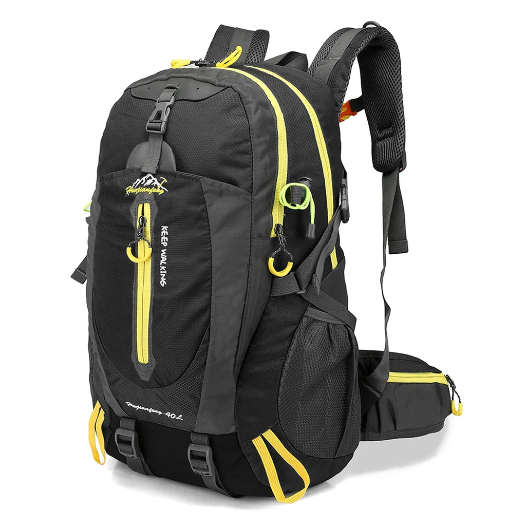 40L Wasserabweisender Reise-Rucksack Camping Wander Laptop Daypack Trekking Klettern Rucksäcke für Herren Damen Wanderausrüstung