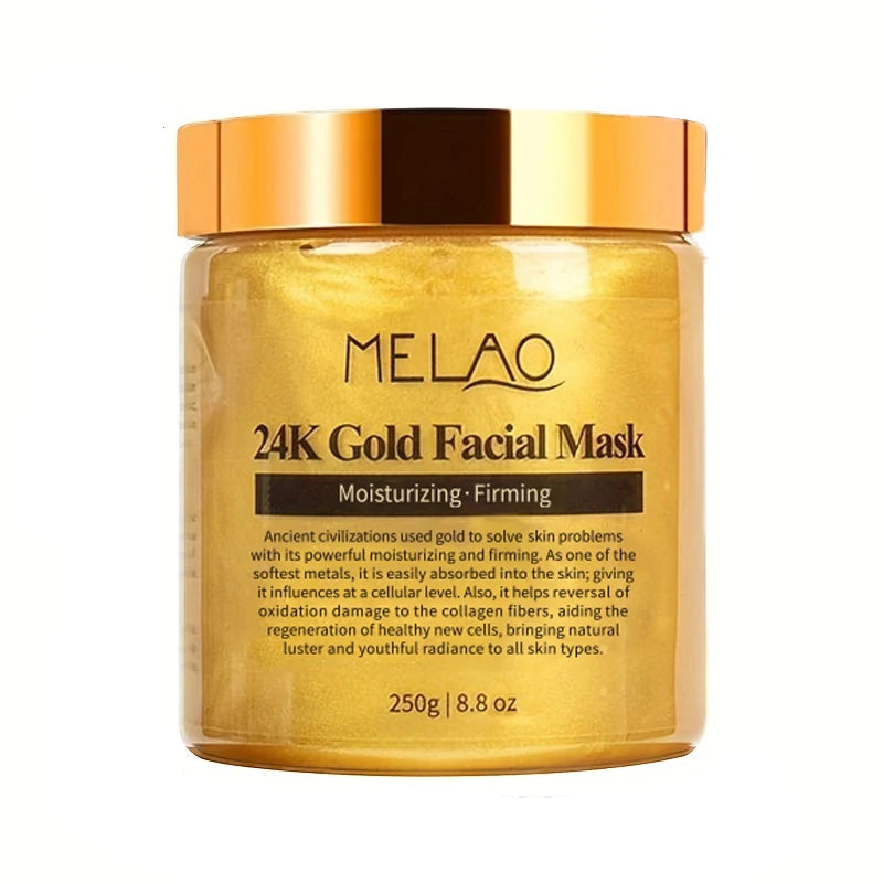 MELAO 24K Gold Gesichtsmaske Beauty Facemask Hautentfernende Frankreich Goldene Kollagen Gesichts-Feuchtigkeitsmasken