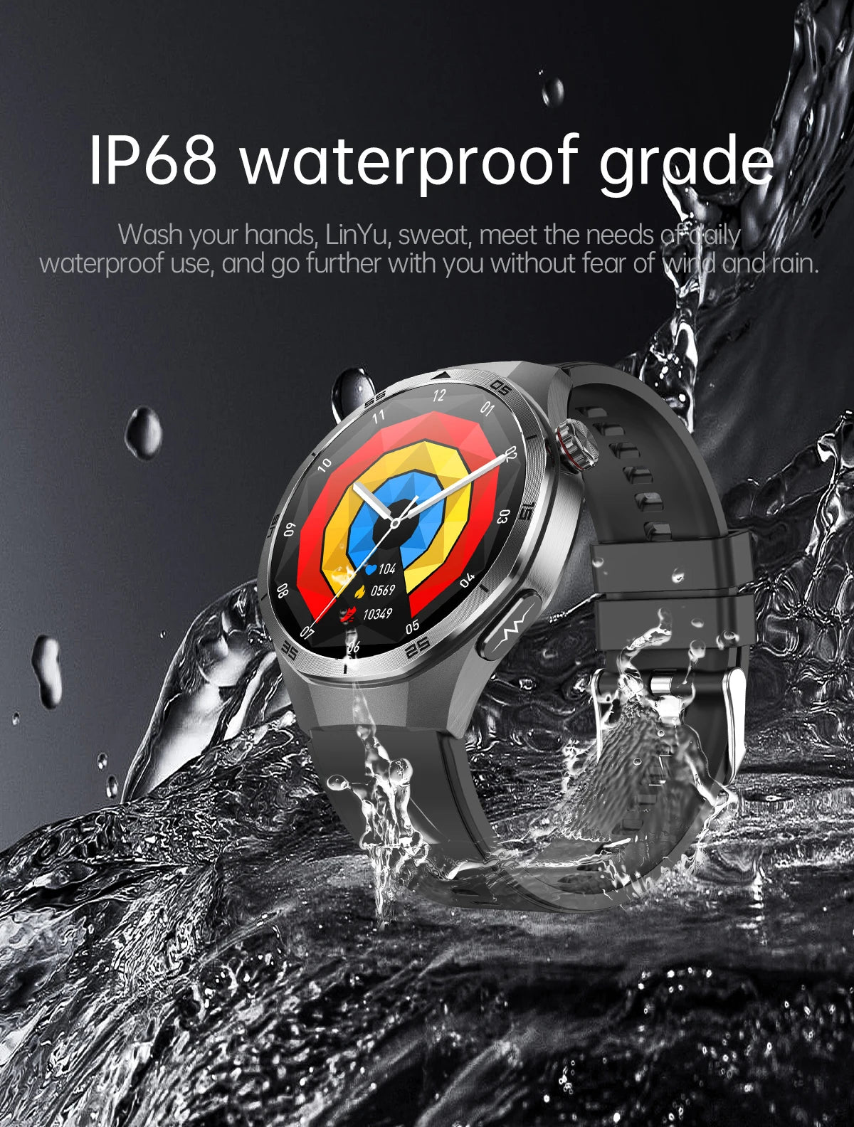 2026 Neue Smartwatch für Pflegeberufe mit EKG+PPG Gesundheitsanalyse Blutdruck Lipide Harnsäure Drahtlose HD-Anruf Smartwatch Herren Damen