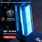 iScooter F7 48V 1000W E-Scooter 45km/h 72km Range App Control 16" All-Terrain Tires Foldable Rear Basket Perfect Grocery Helper