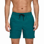 Escatch 2026 Sommer Herren-Badebekleidung Einfarbig Multicolor Polyester-Netzfutter Seitliche Reißverschlusstasche Maillot De Bain Homme Sportshorts