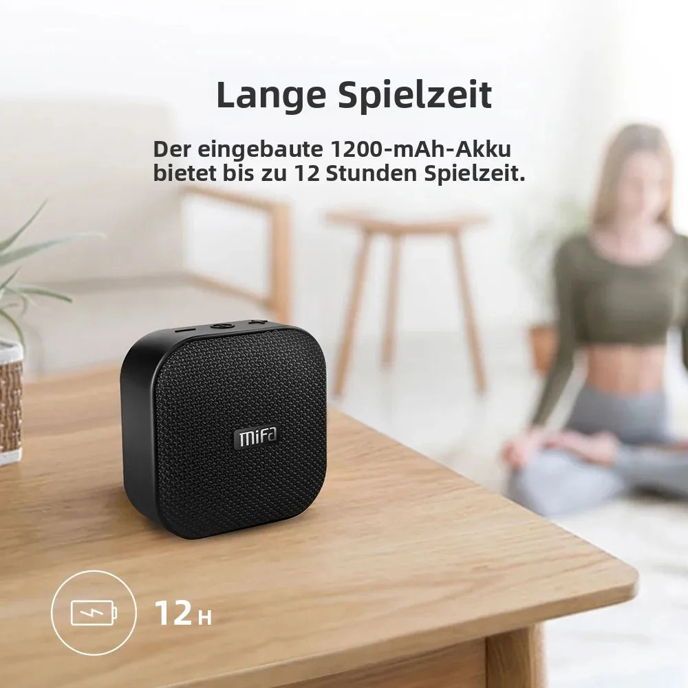 Mifa A1 Kabelloser Bluetooth Lautsprecher Wasserdichter Mini tragbarer Stereo-Musik-Outdoor-Freisprechlautsprecher für iPhone für Samsung-Telefone