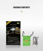 BRS Outdoor Gas Stove Mini Camping Gaskocher 25g Ultraleicht Titan Picknick Wanderkocher Überlebensofen BRS-3000T