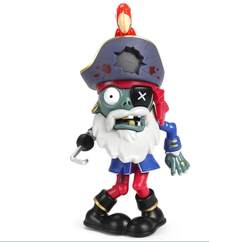 PLANTS VS ZOMBIES Verrückter Dave Spiel Actionfigur Straßensperre Eimer Totengräber Zombie Modell Puppe Kinderspielzeug Kindergeschenke