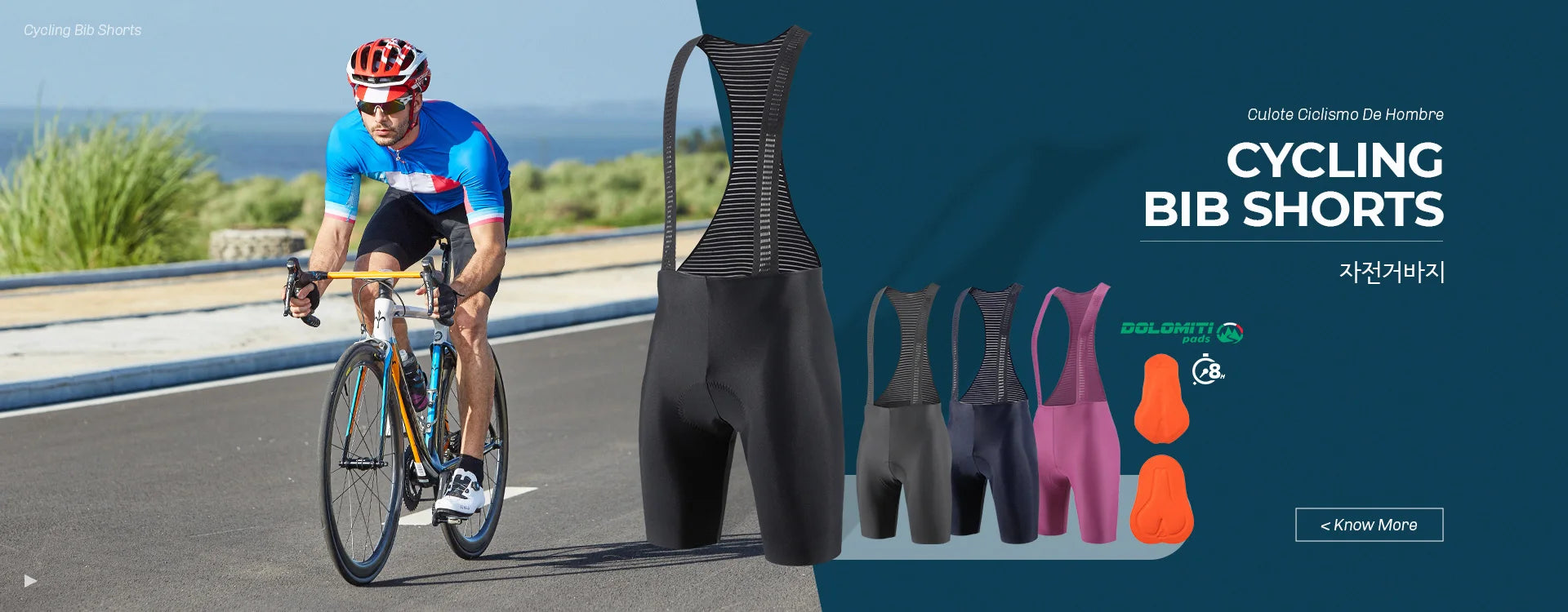 RION Radhose Mountainbike Atmungsaktiv Herren Gepolsterte Radhose Triathlon Herren Pro Lycra Fahrradhose MTB Kleidung