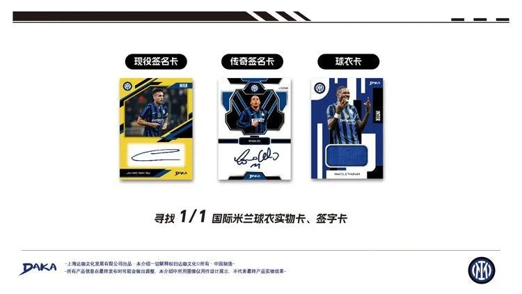 Original 2025 DAKA Real Madrid Star Cards Sammelbox Limitierte Auflage Nummerierte Unterschrift Must-have für Fans und Sammler