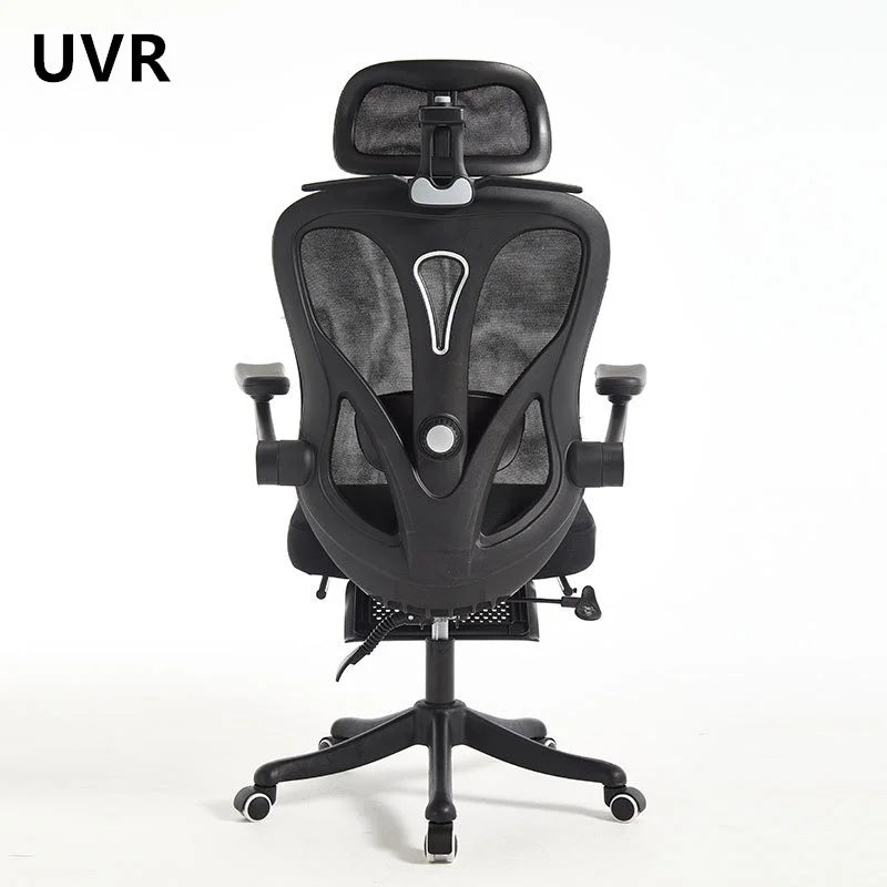 UVR Hochwertiger Bürostuhl, bequem, verstellbar, Chefsessel mit Netzrückenlehne, ergonomisches Design, Möbel, Gaming-Computerstuhl