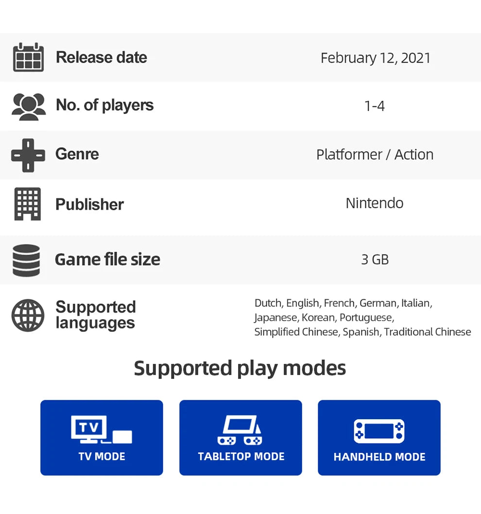 Super Mario 3D World Bowser's Fury Nintendo Switch Game Deals Offizielles physisches Spielmodul Action-Genre für Switch OLED Lite