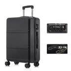 YONSLY Hartschalenkoffer 20/24/28 Zoll mit TSA-Schloss YKK-Reißverschluss 4 leise 360°-Rollen Netzfach Trolley Rollgepäck Handgepäck Koffer für Geschäftsreisen, Urlaube, Familienausflüge und Wochenendtrips