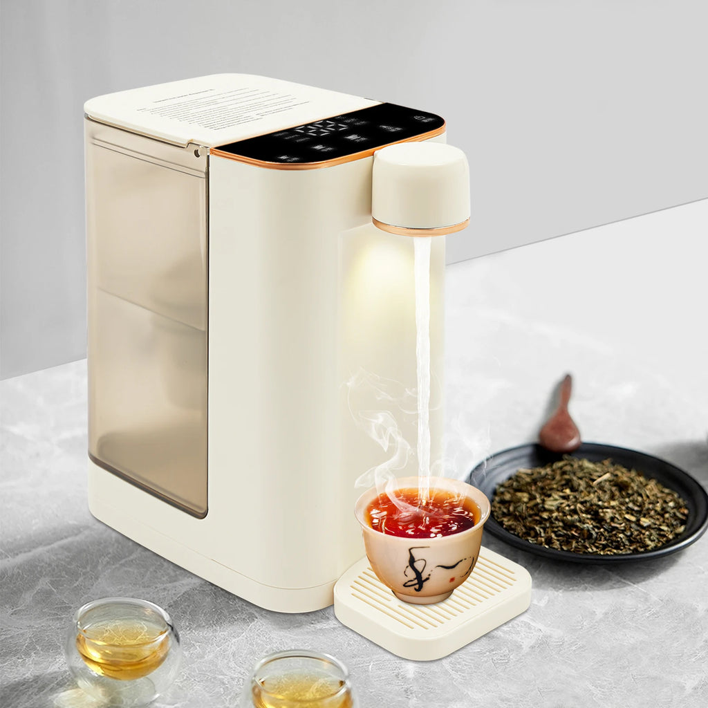 Wasserkocher, sofortige Warmwasserbereiter, 4 einstellbare Temperaturen und 3 Wassermengen, abnehmbarer 3-Liter-Wassertank