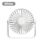 Desk Fan Portable Mini USB Rechargeable Fan Ultra Quiet Suitable For Home Desk Office Student Dormitory Computer Summer