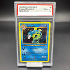 DIY 1999 PTCG SPIEL Englische Version 1. AUFLAGE GLURAK TURTOK Sammelkarte 10Punkte Bewertung Karte Anime Spielkarte Geschenk Spielzeug