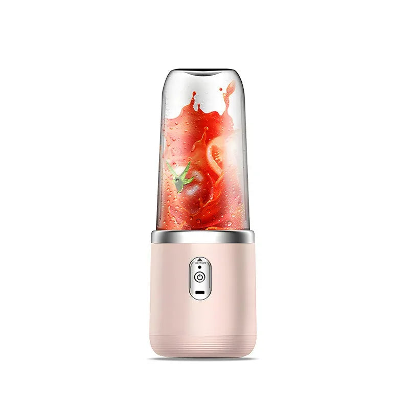 Tragbarer Mixer Flasche Elektrisch 6 Klingen Multifunktions-Entsafter Frischsaft Smoothie Mixer Eiscrasher Lebensmittelprozessor