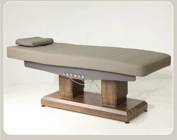 Modernes Design Elektrisches Spa-Behandlungsgerät Kosmetikliege mit verstellbarer Beinlehne und Rückenlehne 4-Motorige Gesichts-Massageliege
