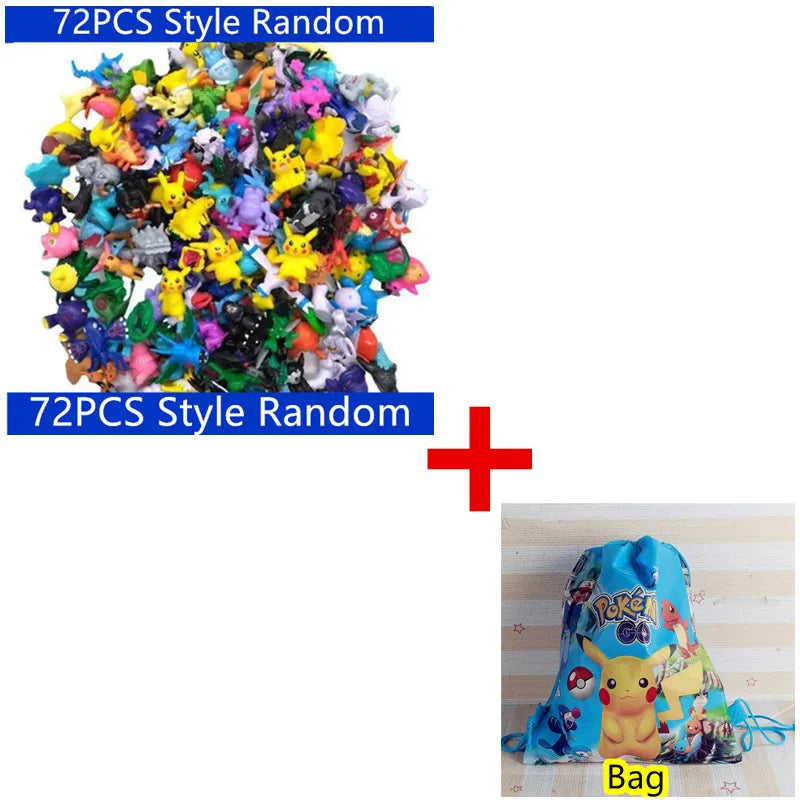 144 Anime Stil Actionfigur Modell Pokémon Figur Spielzeug Ornament Dekoration Sammlerstücke Spielzeug für Kinder Weihnachtsgeschenk