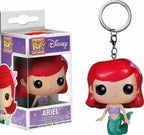 Neue FUNKO Schlüsselanhänger Disney Dämonin Prinzessin Bella Arielle Alice Anna Elsa Bell Jack Sally Stitch Actionfigur Spielzeug Ornamente