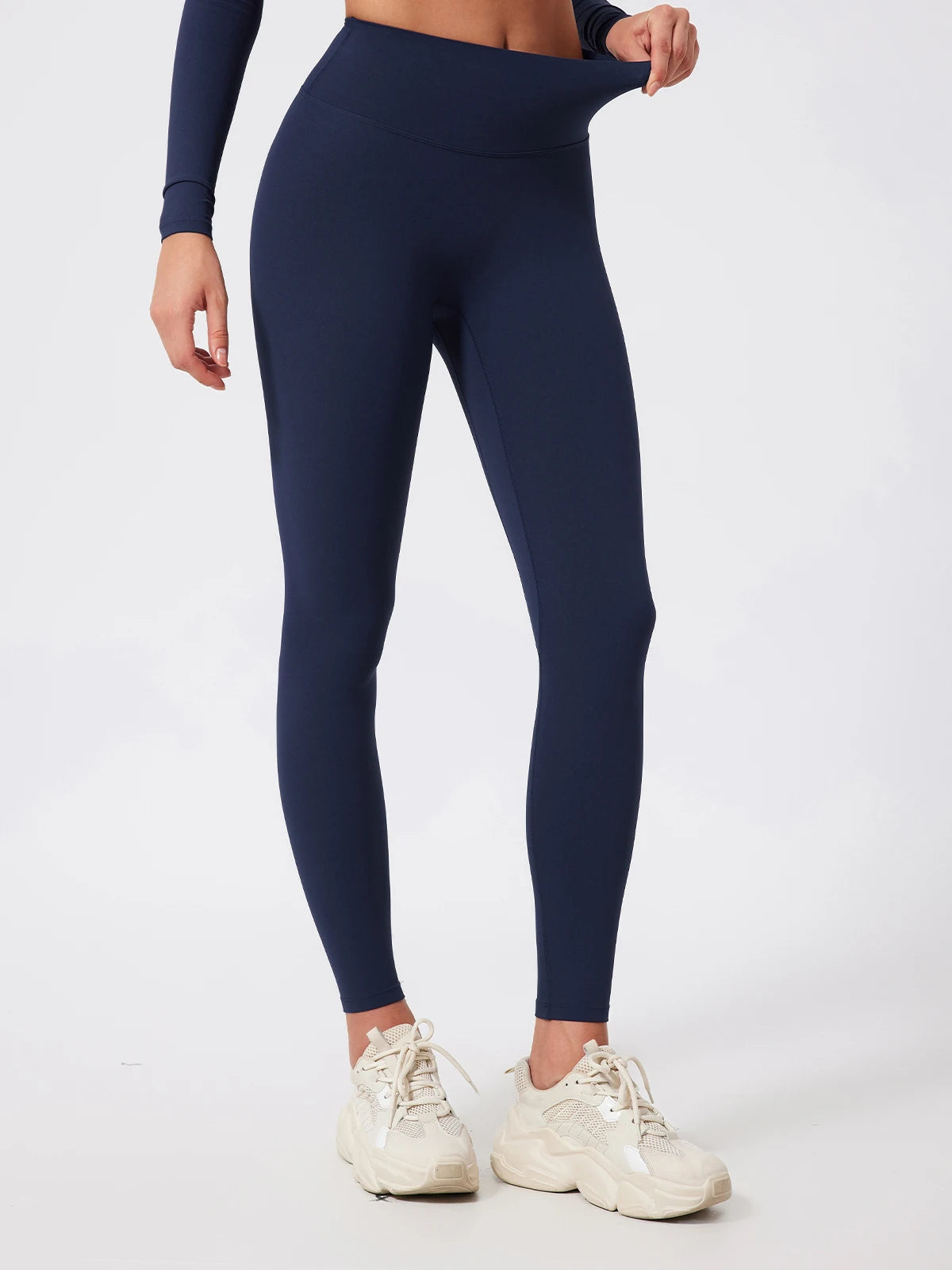Neue Sommer High Waist Sport Leggings Damen Stretch Gymnastikhose Damen Lauf-Workout-Leggings Weibliche weiche Strumpfhose Push Up Yoga Hose