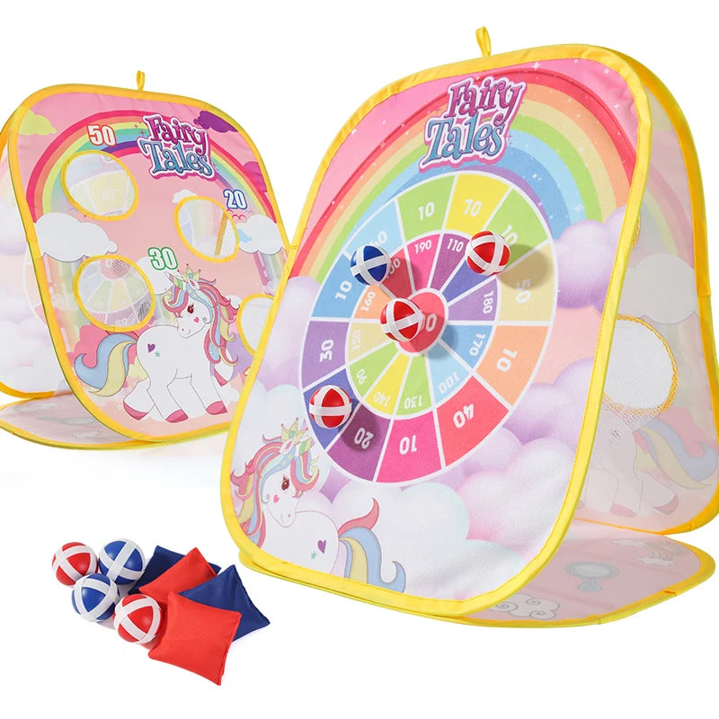 3-in-1 Bohnensackwurfspiel-Set für Kinder - Interaktives Eltern-Kind-Spielzeug für Schulsport, Geburtstag & Ostergeschenke