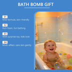 16tlg. Badebomben-Set für Kinder, handgemacht, natürlich, Mega-Blasen, Überraschung, hautfreundlich, lustiges Bade-Set, Ozeanspielzeug-Geschenk