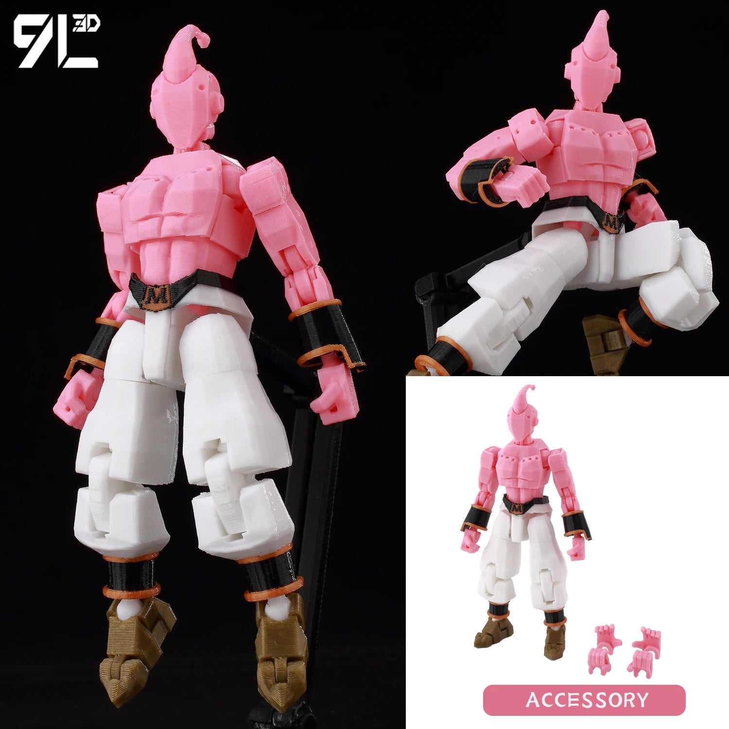 9L3D Gedruckte Dragon Ball Son Goku Vegeta Beerus Frieza Anime Lucky13 Dummy13 Titan13 Actionfiguren Mehrgelenkige Bewegliche Spielzeuge